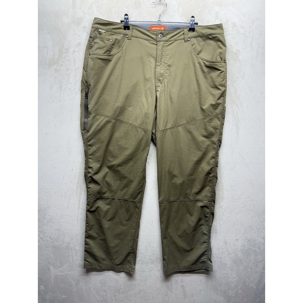 Merrell Hiking Pants Mens 40x30 Select Dry Brown Technical Utility Gorpcore